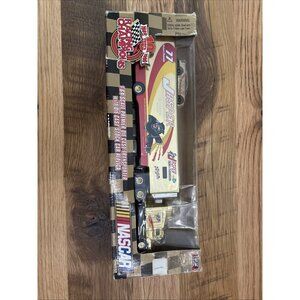 1999 Racing Champions Gold 1:64 Robert Pressley #77 Jasper Transporter w/ Car